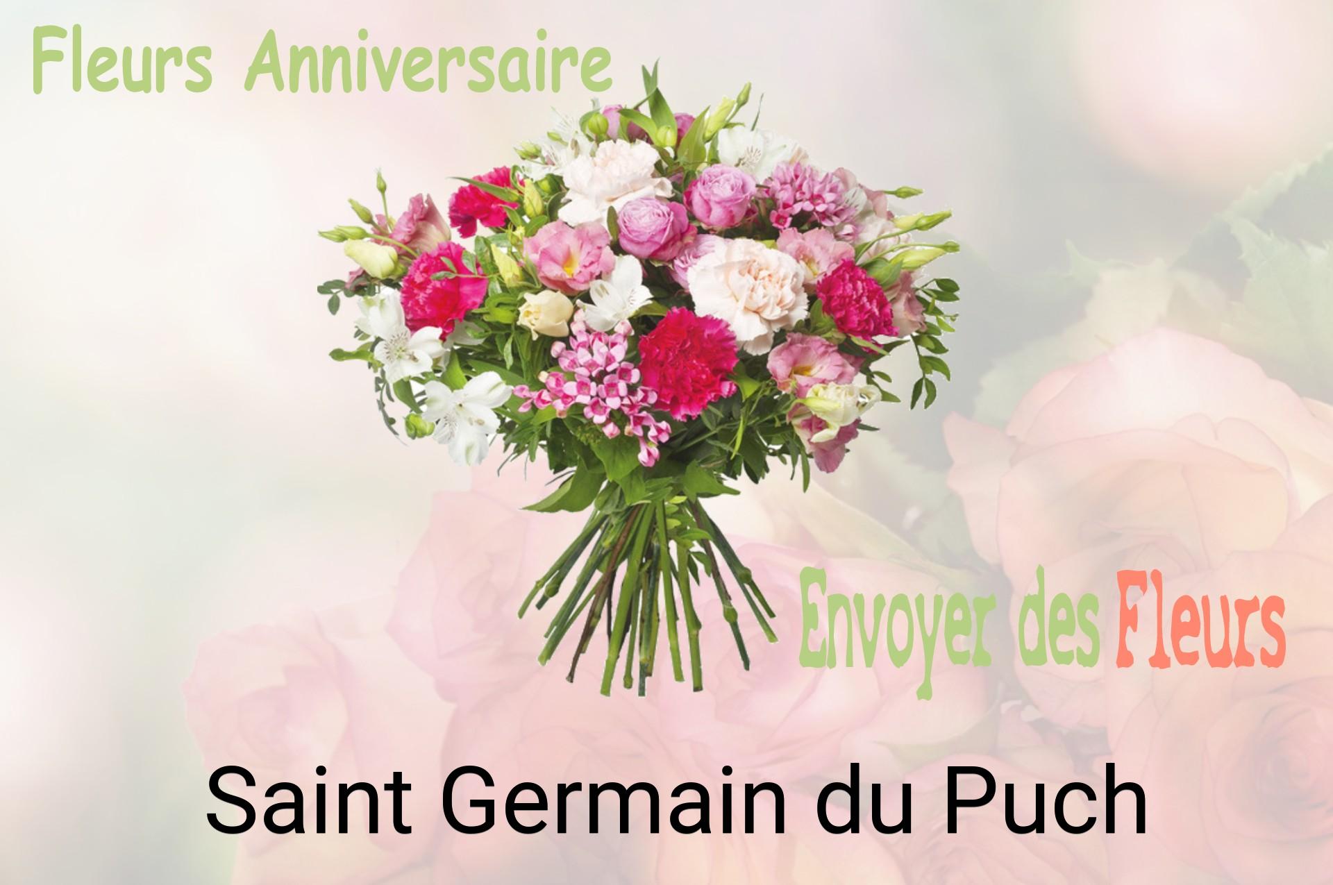 Bouquet de fleurs d’anniversaire livré à Saint-Germain-du-Puch