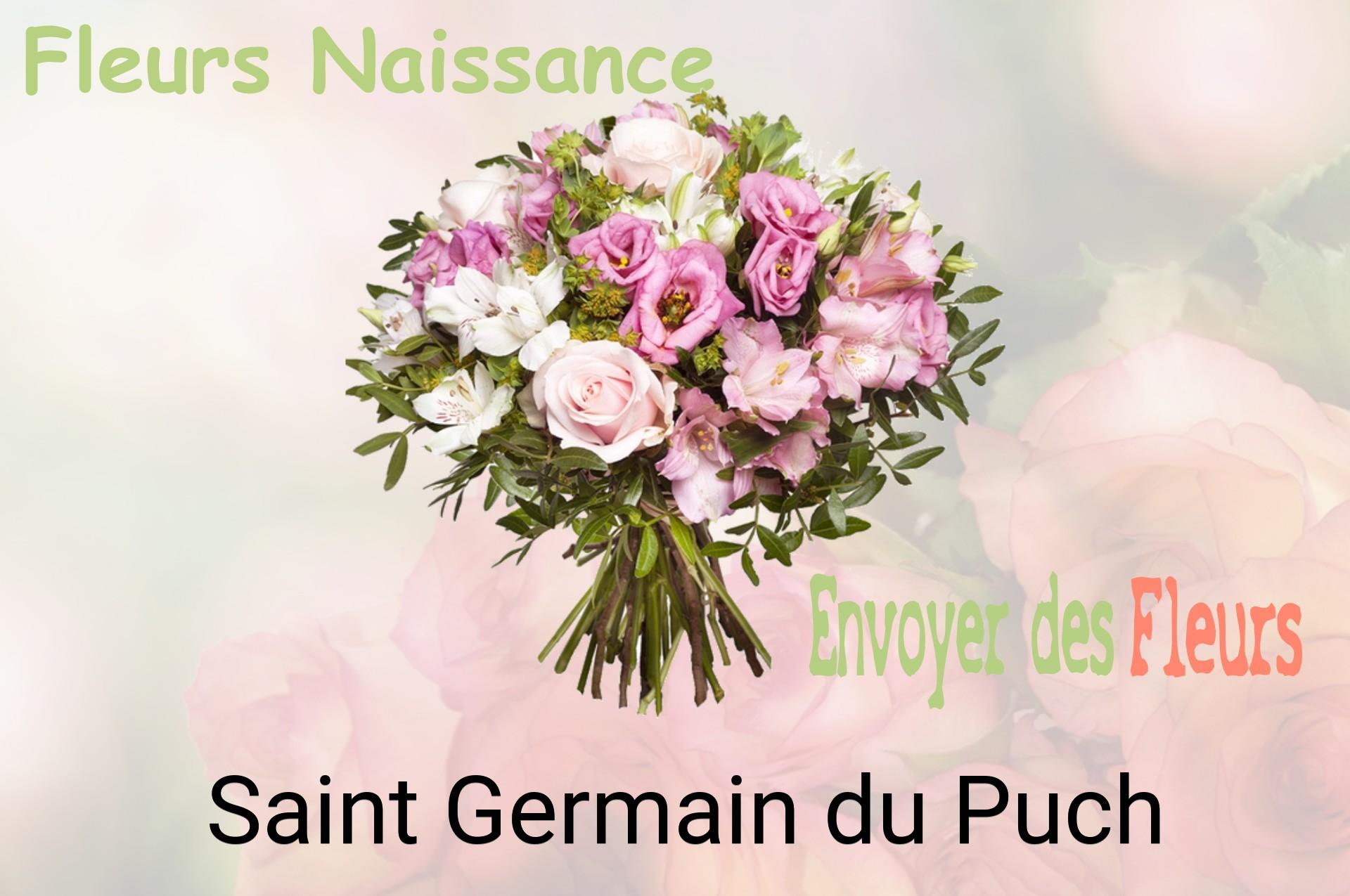 Bouquet de fleurs de naissance livré à Saint-Germain-du-Puch